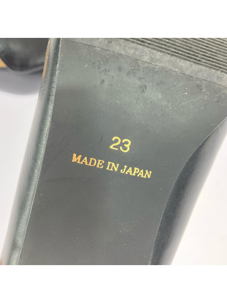 SHIPS パンプス・ヒール 黒 レザー (23)
