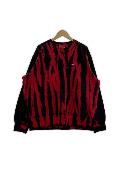 Supreme スウェット・トレーナー 21AW Small Box Crewneck Red TieDye スウェット