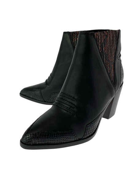 DIESEL ブーツ ブーティ- ショートブーツ パイソン 黒 25.5cm