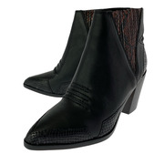 DIESEL ブーツ ブーティ- ショートブーツ パイソン 黒 25.5cm