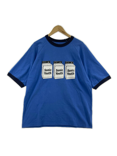 半袖Tシャツ・カットソー sonic youth/リンガーT/BLUE/M