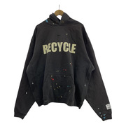 GALLERY DEPT 23SS 90S RECYCLE HOODIE Washed Black 加工パーカー