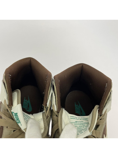 NIKE Dunk High PRM Light Chocolate DH5348-100 (28.5)