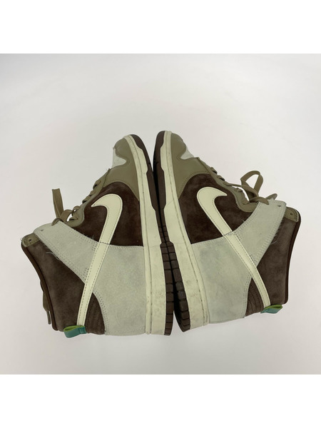 NIKE Dunk High PRM Light Chocolate DH5348-100 (28.5)