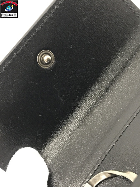 GUCCI キーケース・キーリング GGマーモント 6連 黒