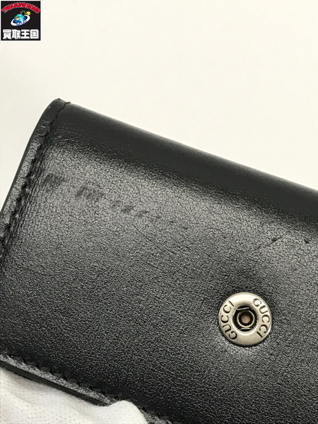 GUCCI キーケース・キーリング GGマーモント 6連 黒
