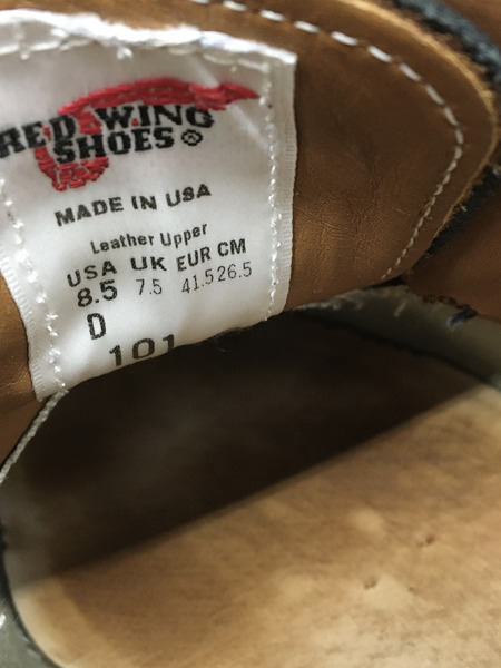 RED WING シューズ 101 POSTMAN OXFORD BLACK ポストマンシューズ  (US8.5D/26.5) 