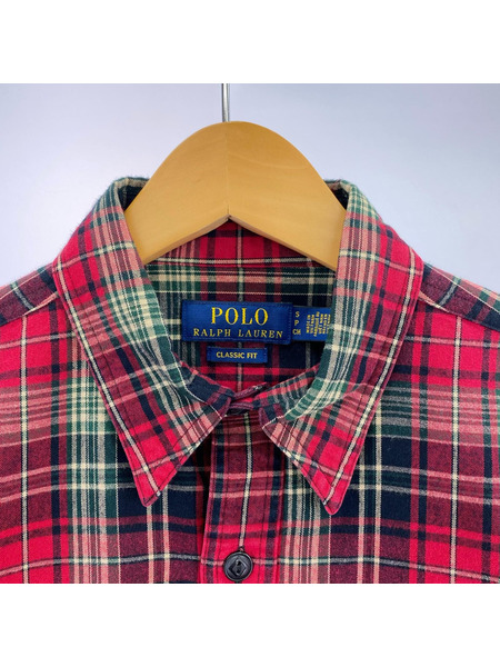 POLO RALPH LAUREN 長袖シャツ L/S チェックシャツ CLASSIC FIT