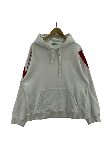 VALENTINO スウェット・トレーナー バックロゴ パーカー ホワイト