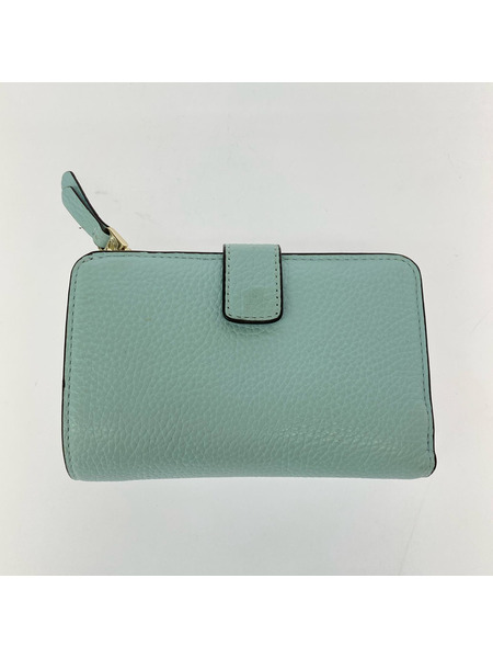 kate spade new york コンパクトウォレット 2ツ折リ/ライトブルー