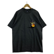 STUSSY　紺タグ　ELGHT BALL Tシャツ　グレー　XL