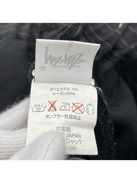 STUSSY パンツ ストライプパンツ 黒[値下]
