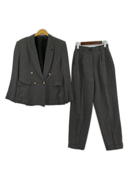 INGEBORG セットアップ ドット柄 パールボタン