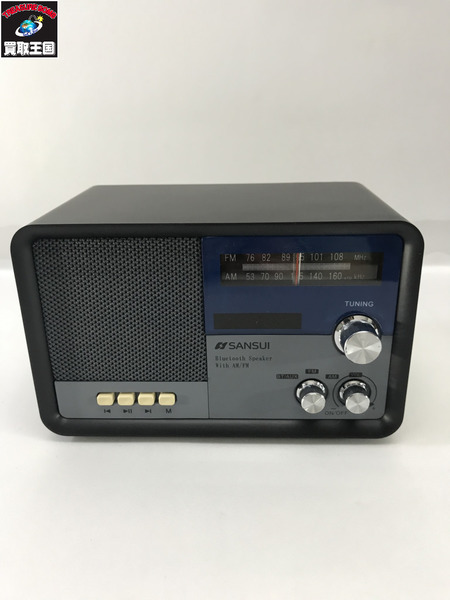  サンスイ Bluetoothスピーカー AM/FMラジオ付き