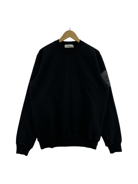 STONE ISLAND スウェット・トレーナー 25SS COTTON FLEECE スウェットシャツ 黒 (L)