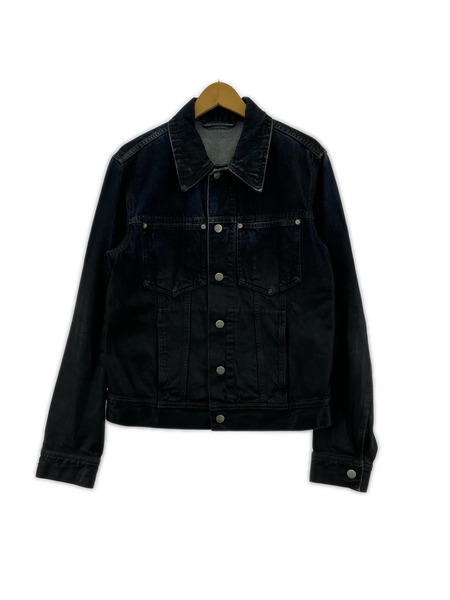 NAMACHEKO. 21SS WAX PAINT DENIM JACKET デニムジャケット S ブラック