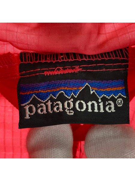 patagonia ジャケット 00s 魚プリント フェザーウェイトプルオーバー ピンク M
