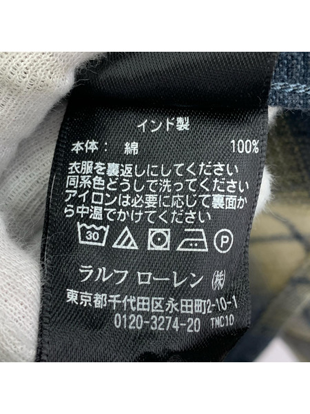 RRL 長袖シャツ オンブレチェック（XS）