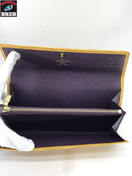 LV 長財布 エピ ポルトモネクレディ 黄