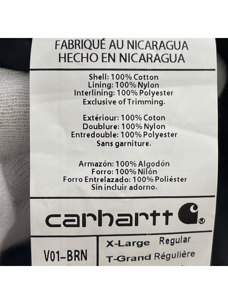 Carhartt ダウンベスト ダックベスト/黒