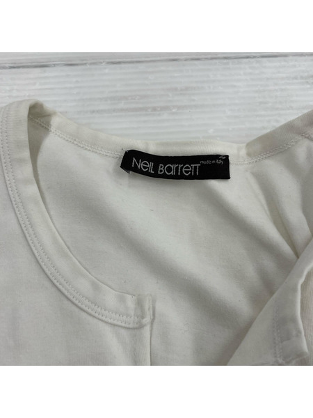 NEIL BARRETT 切替プリントSS Tシャツ