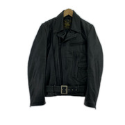 RUDE GALLERY レザージャケット Dポケ ダブルライダース (L) 黒