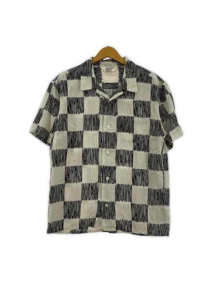 TENDERLOIN 半袖シャツ チェッカー/アロハシャツ
