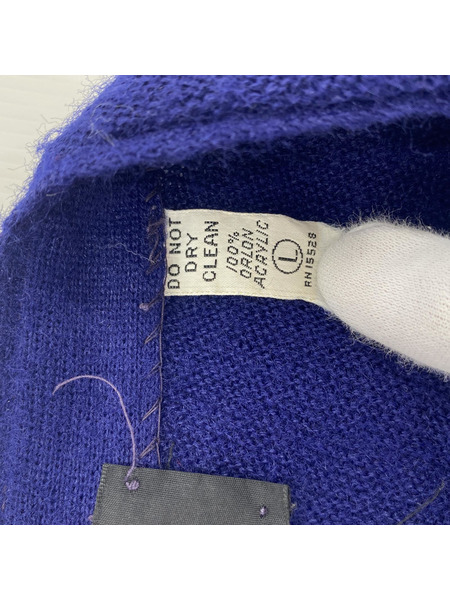 LACOSTE IZOD アクリル100％ カーディガン L アメリカ製 紺[値下]