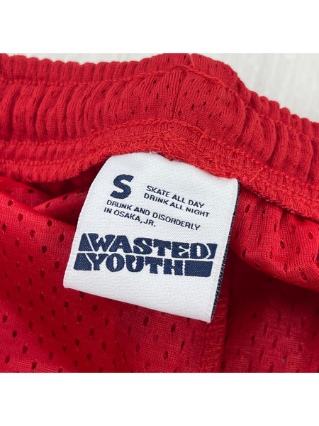 ショートパンツ WastedYouth メッシュショーツ sizeS
