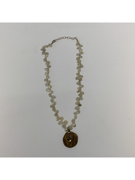 ネックレス・ペンダント HERMINA ATHENS パールコインネックレス