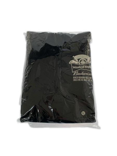 Wasted Youth×Budweiser 23AW コラボパーカー XL 黒 ピザBOX付 50着限定