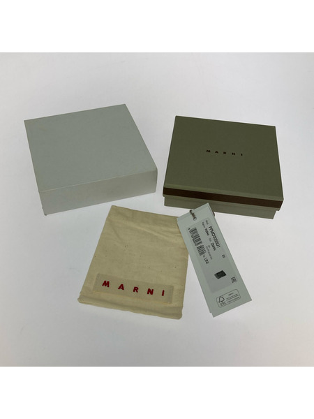 MARNI Compact Wallet コンパクトウォレット オリーブ×ブラック