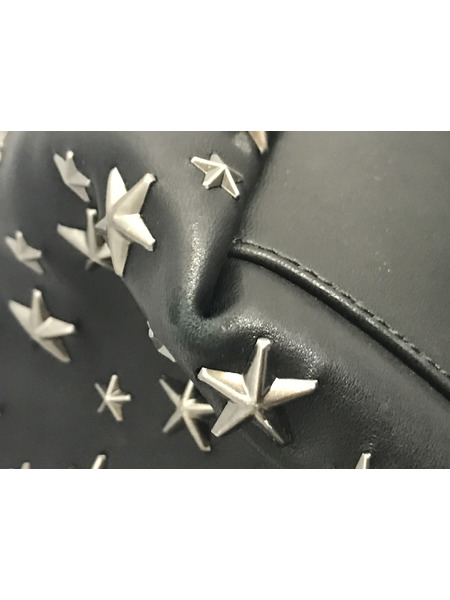 トートバッグ JIMMY CHOO ピコリム スタッズ 黒