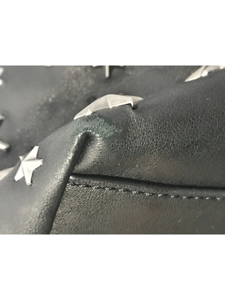 トートバッグ JIMMY CHOO ピコリム スタッズ 黒