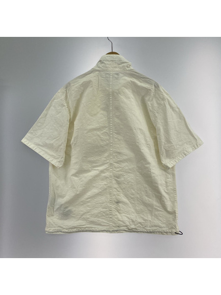 STONE ISLAND 半袖シャツ NYLON PANAMA-TC シャツ 白 (L)