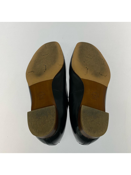 パンプス・ヒール sewn レザー 黒