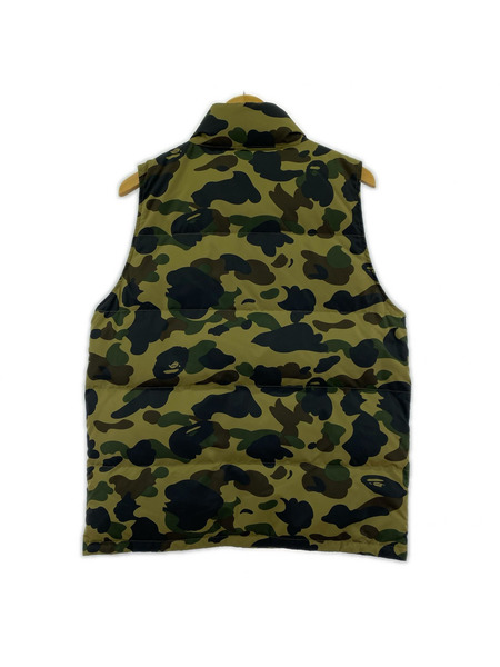 A BATHING APE ジャケット カモ柄ダウンベスト (M)