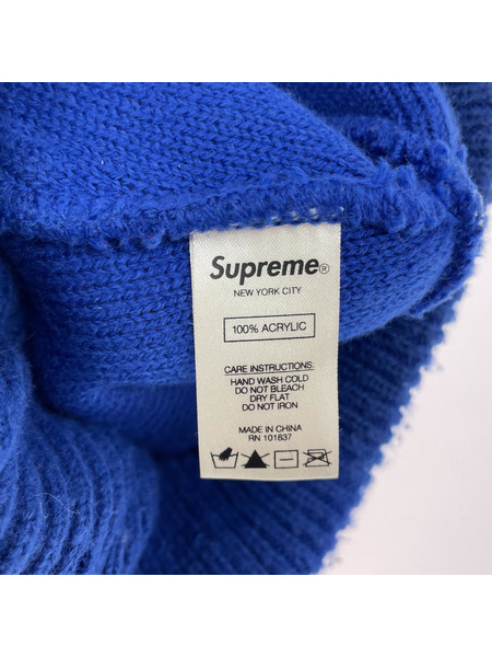 Supreme ニットキャップ Service Beanie 19AW 青