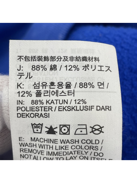 STUSSY NIKE アシッドウォッシュ スウェット S ブルー