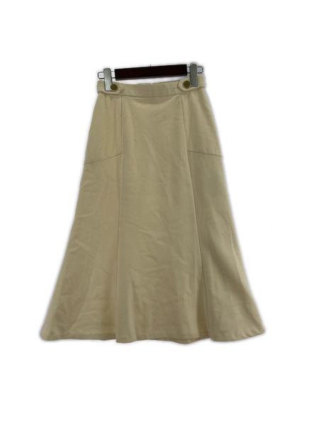 ANAYI ヒザ丈スカート ベージュ
