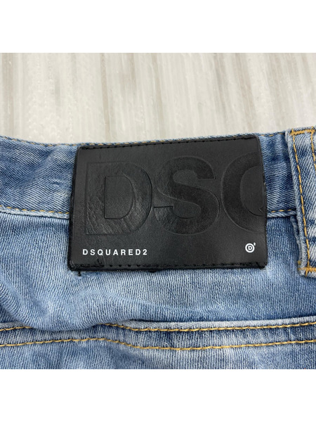 DSQUARED2 デニム・ジーンズ スーパーツインスキニー ダメージパンツ (W30)