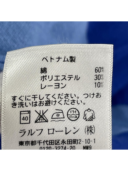 POLO RALPH LAUREN 長袖Tシャツ・カットソー 90s/ボーダー/ブルー