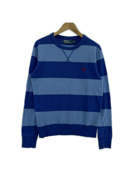 POLO RALPH LAUREN 長袖Tシャツ・カットソー 90s/ボーダー/ブルー
