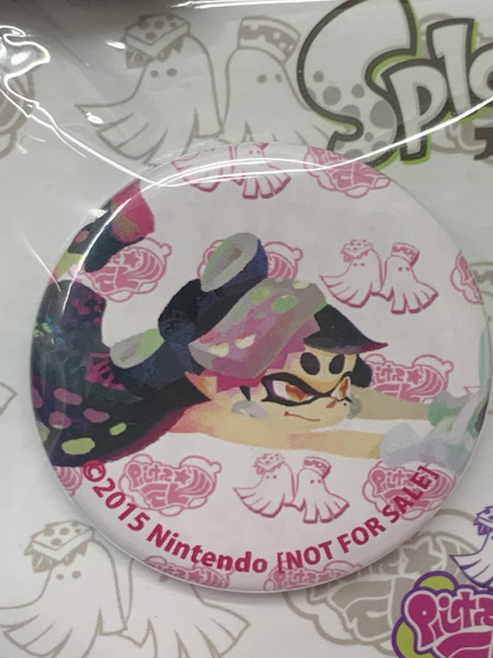 スプラトゥーン シオカラーズ 缶バッジ アニメイト限定特典 未開封