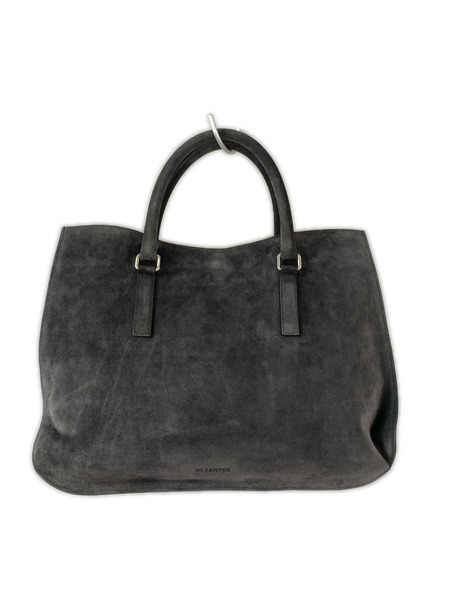 JIL SANDER ソノ他バッグ スウェード ハンドバッグ 灰