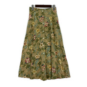 OLD・VINTAGE ロングスカート 80s/USA製 花柄ロングスカート