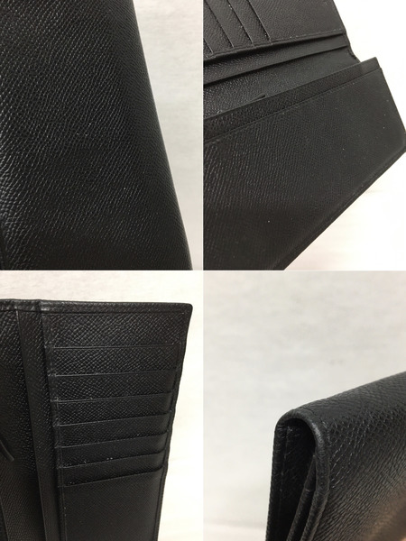 ブルガリ 2つ折り長財布 ブラック