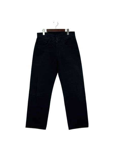 90s Y's コットンベロア地パンツ ブラック[値下]