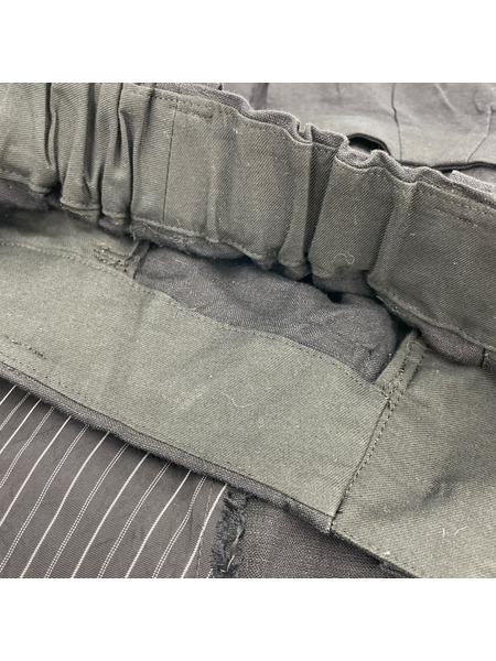 Yohji Yamamoto リネンラップパンツ 3 ブラック