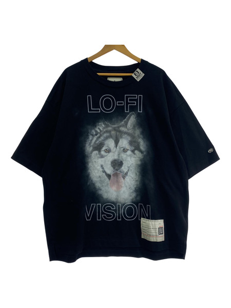 MIHARA YASUHIRO 24SS Dog Printed ドッグプリントTee 48 ブラック